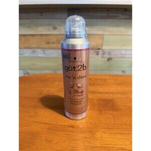 SCHWARZKOPF Got2b Rise N Shine BODY + GLOSS Whipped MOUSSE 8.8 oz Sealed